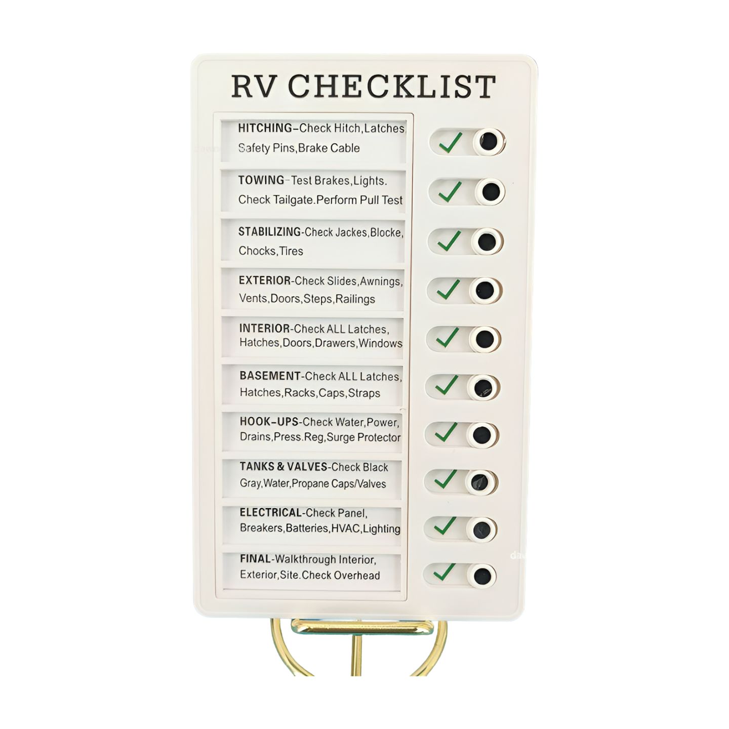Reusable Checklist Board – Herostar